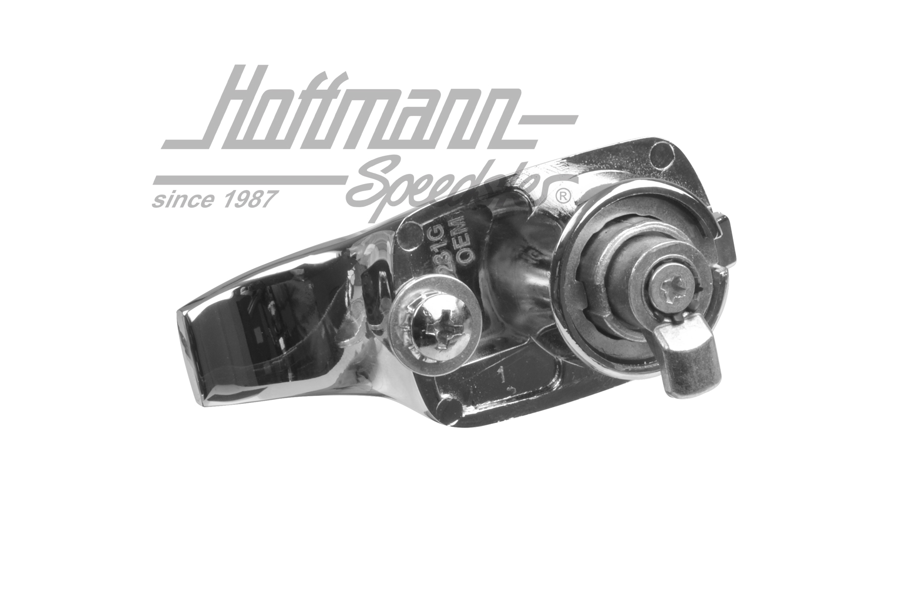 Cerradura de portón trasero, T1/T2, cromada, 66-71, Calidad superior                                