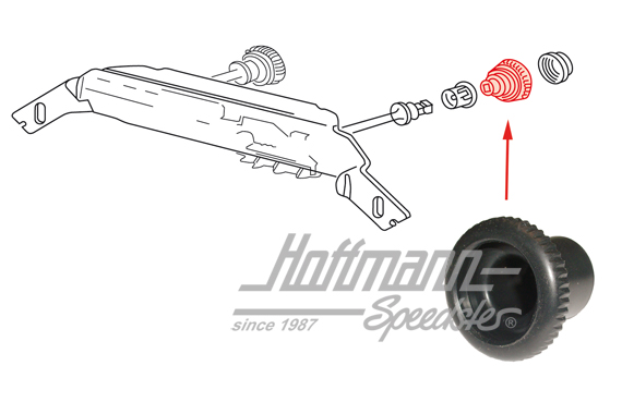 Botón, control de aire fresco | 113 819 661 G | 020-1872