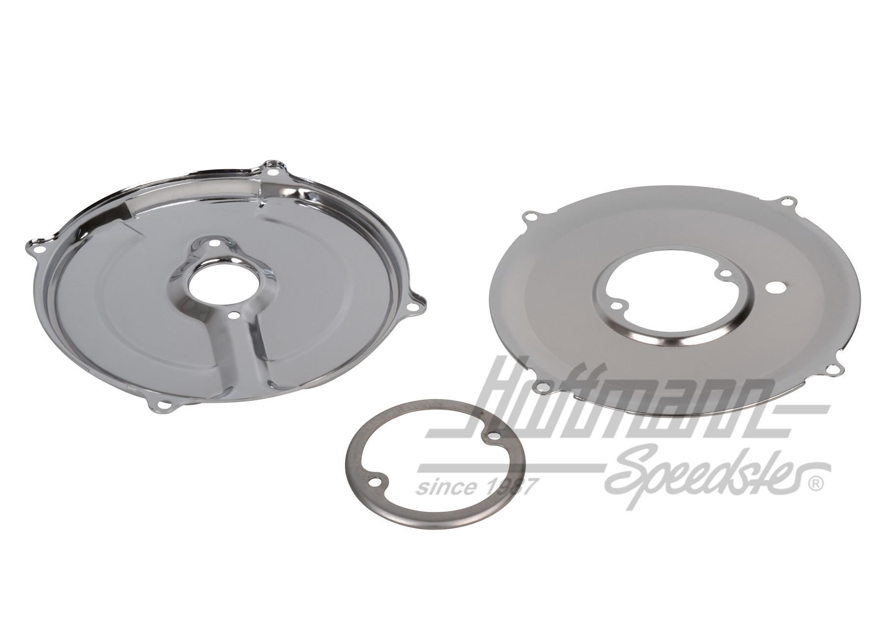 Kit de placa posterior, de 3 piezas, cromado | 043 119 261 C | 010-1413-20