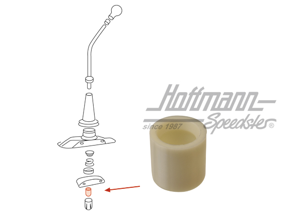 Cojinete esférico, palanca de cambio abajo,  356/911 | 911 424 139 00 | 510-3300