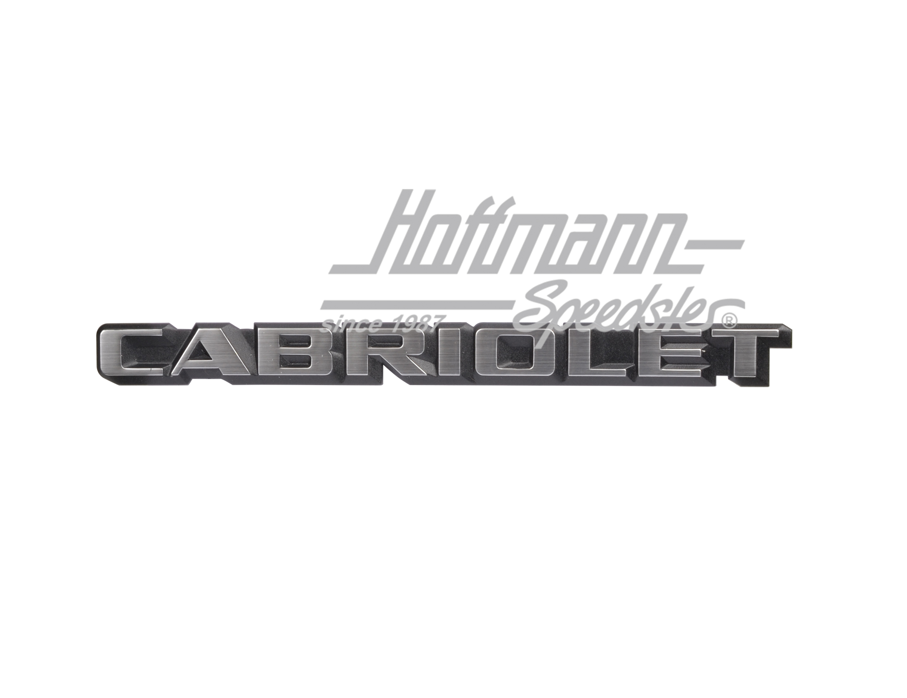 Logotipo,  Cabriolet, posterior, cromado | 155 853 687 B GX2 | 180-6559-18