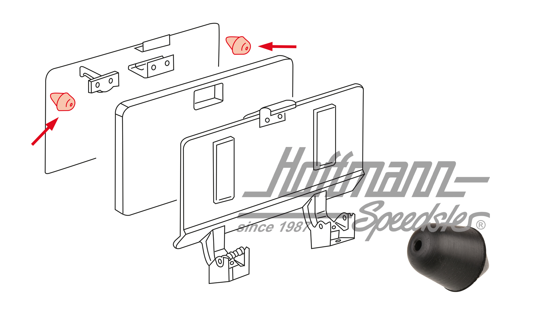 Tapón, tapa de mantenimiento, Furgoneta T3, 5.79-7.92 | N  902 393 01 | 350-6060