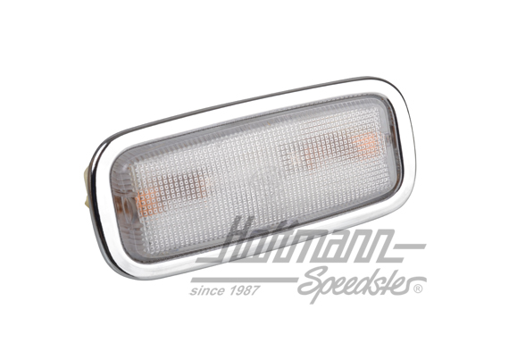 Piloto interior, 911 Coupé/356 C, superior, con borde cromado                                       