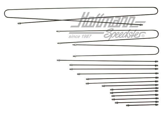 Kit de tubería de freno, Furgoneta T3, 85-87, sistema antibloqueo de frenos |  | 325-2560-15