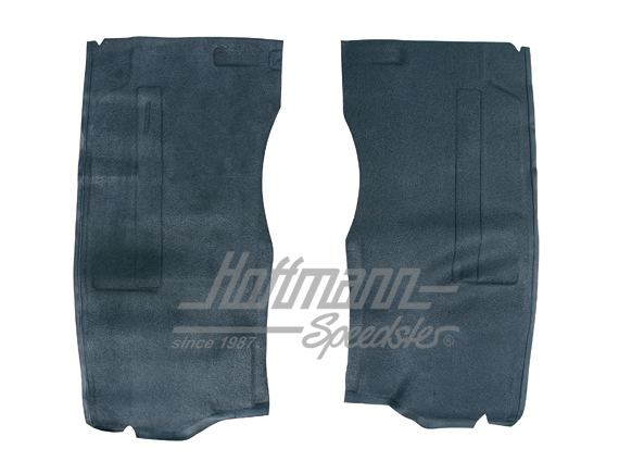 Esteras de goma, guardarruedas, Furgoneta T2, delantera, negra | 211 863 665 B | 098-0000-65