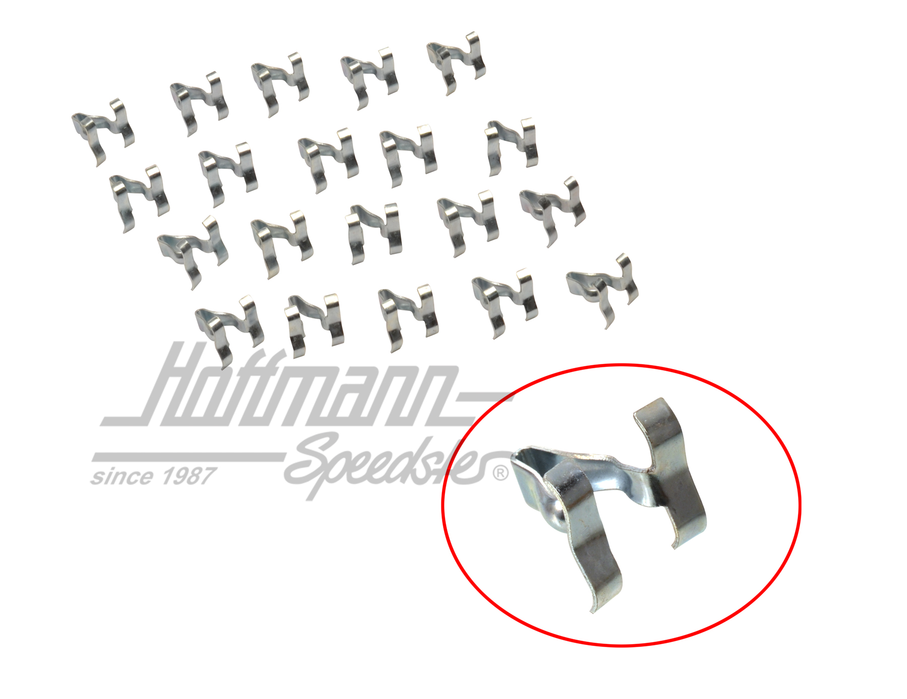 Clips para molduras, -7.66 (20 piezas) | 113 853 585 B | 020-2077-03