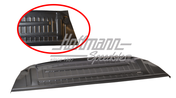 Chapa de reparación, bandeja portaobjetos, Porsche 911, 69-71
 | 901 502 081 30 | 590-0680-10