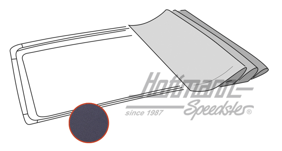 
Funda de techo plegable
, Golf 2, Sonnenland, azul | --------- | 208-5582-40